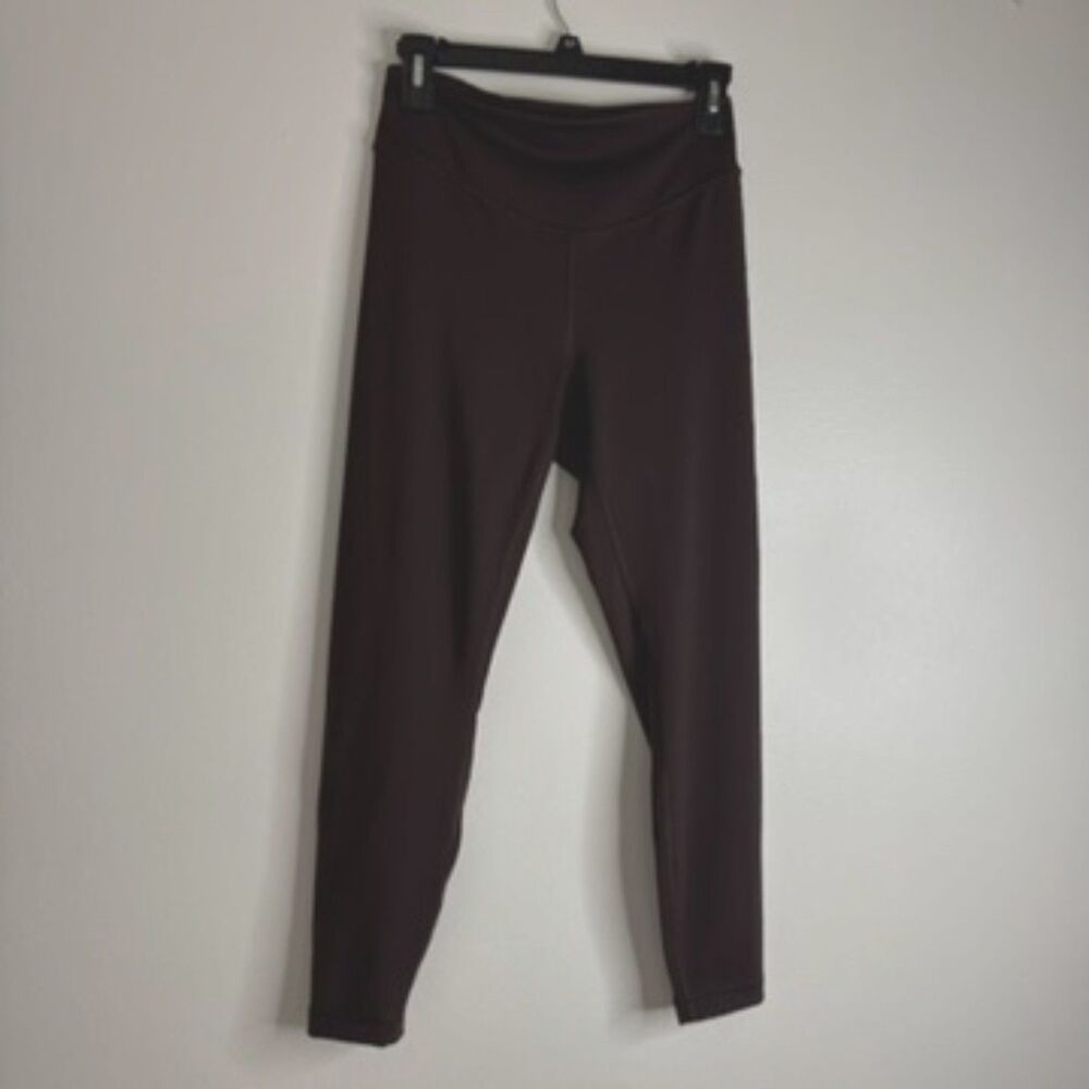 Lululemon Align High Rise Leggings Womens 8 Brown Full Length Yoga Athletic